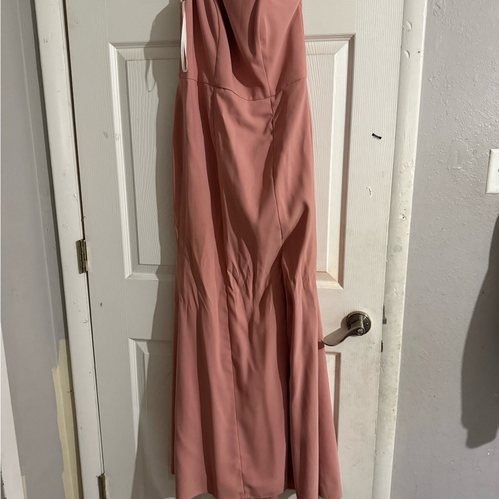 One shoulder Bridesmaid Dress
